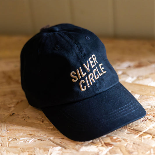 Silver Circle Cap (Black)