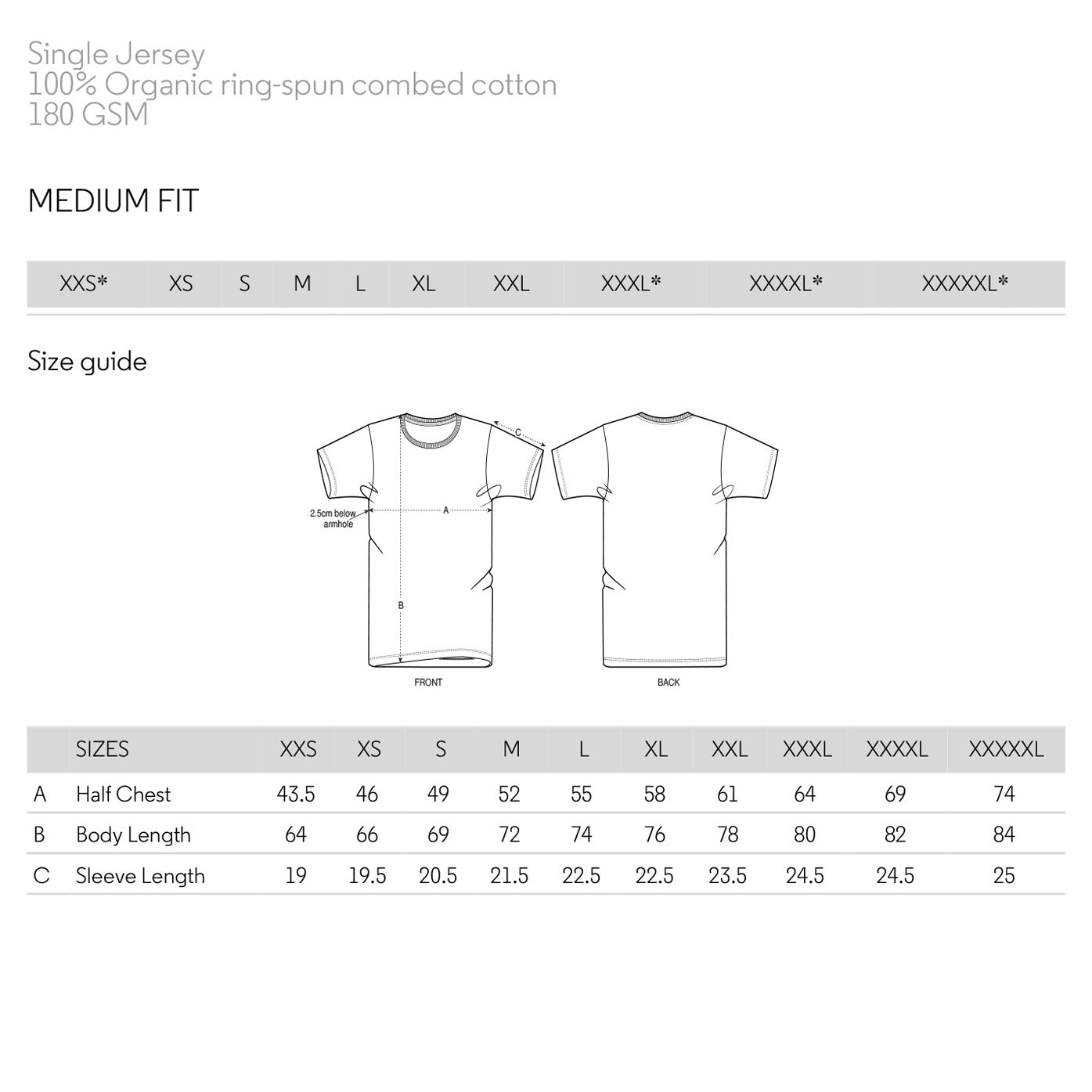 Short Sleeve T-Shirt - 100% Organic (Unisex)