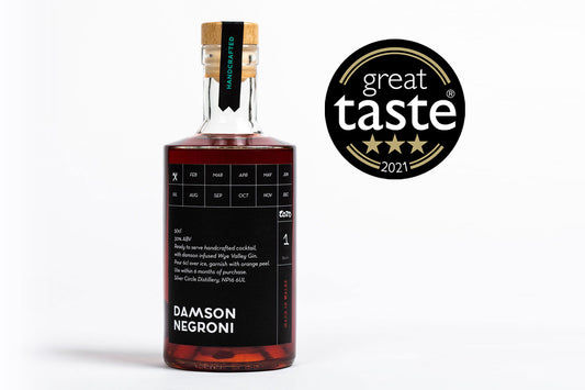 Great Taste Awards: Damson Negroni ★★★, Black Garlic Vodka ★★, Wye Valley Gin ★