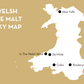 Map of Welsh single malt whisky distilleries, with Silver Circle in Monmouthshire