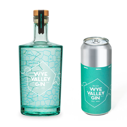 Wye Valley Gin + Refill Can Bundle